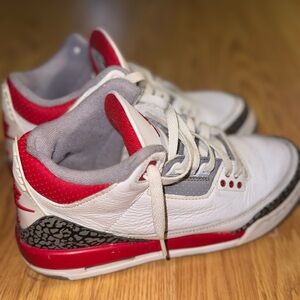 Jordan Kids Sneakers - White and Red